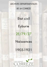 Naissances (1903-1921).