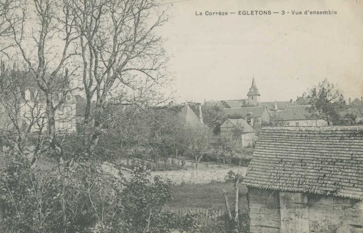 Egletons : "La Corrèze - Egletons - 3 - Vue d'ensemble".
