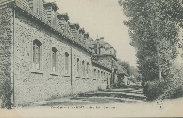 Bort-les-Orgues : "Corrèze - 112 - Bort - Usine Saint-Jacques".