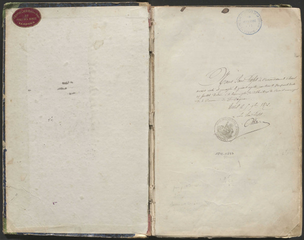 Délibérations du conseil municipal. 1er novembre 1872-23 mai 1897