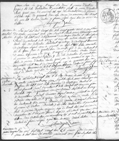 Naissances, mariages, décès (1823-1832)