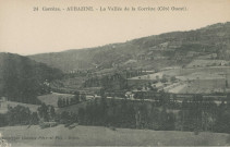 Aubazine : "24 . Corrèze. - Aubazine. - La vallée de la Corrèze (Côté Ouest)".