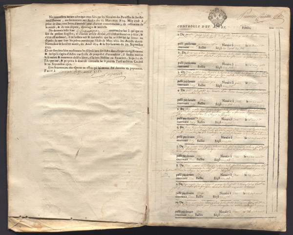 4 mai 1753-26 juin 1754