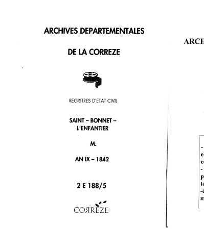 Mariages (1801-1842)