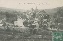 Uzerche : "Corrèze - 30 - Uzerche - Panorama pris route d'Eyburie".