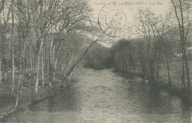 Voutezac : "Corrèze - 15. Le Saillant - Les îles".