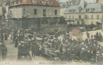 Brive-la-Gaillarde : "Brive - La place du marché". Place du Civoire.