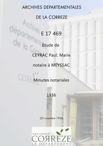 22 novembre 1936