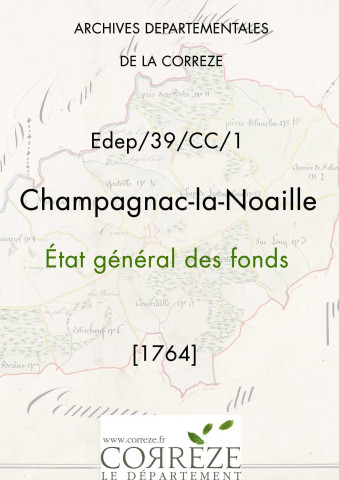 Etat général des fonds. 1764