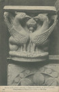 Brive-la-Gaillarde : "888 - 1017 - Musée de sculpture comparée - Eglise Saint-Martin de Brive, chapiteau de l'église (XIIe siècle).".