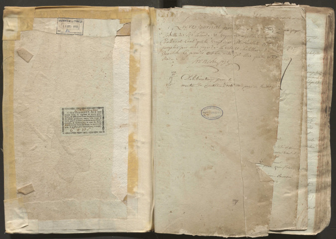 Délibérations du conseil municipal. 06 mars 1835-18 avril 1877