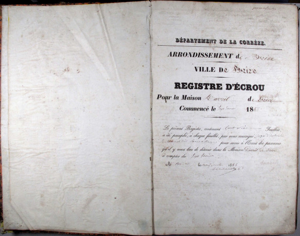 7 février 1845 - 13 juin 1848