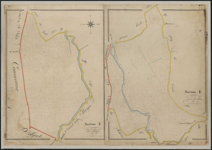 Sections E8-E9 des Rebières et de Près de l'eau