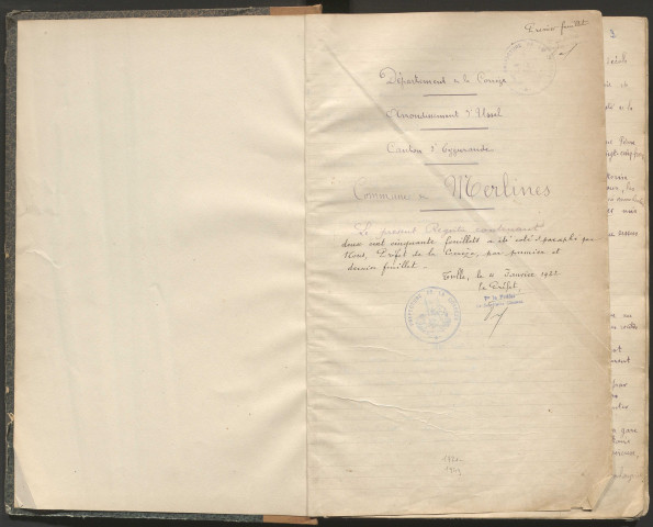 Délibérations du conseil municipal. 31 décembre 1931-29 mai 1949