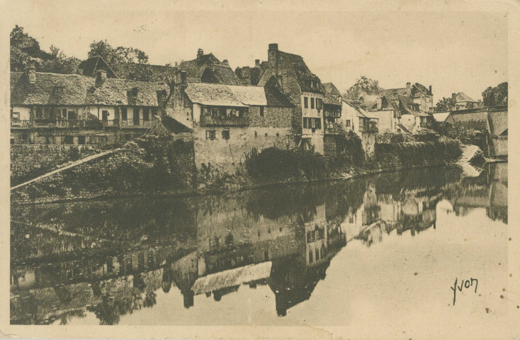 Argentat : "La douce France - 27 - Le Limousin - Argentat (Corrèze) - la Dordogne".