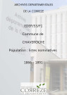 Population : listes nominatives (1866-1886), dénombrements (1881-1891).