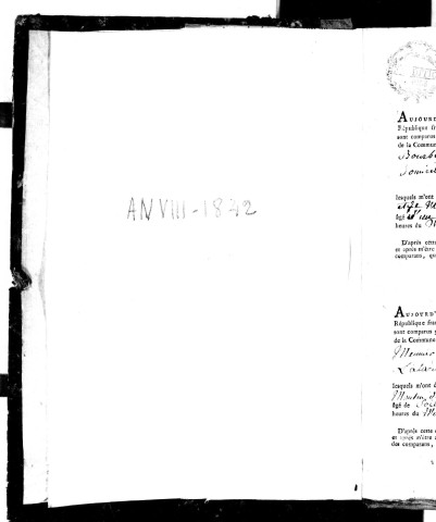 Décès (1800-1842)