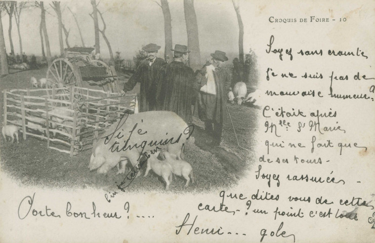 Folklore : "Croquis de foire - 10".
