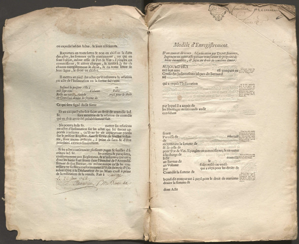 20 mars 1764-28 février 1768