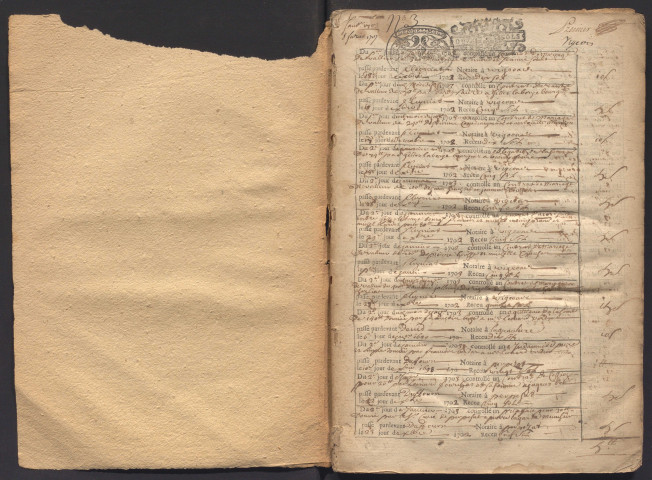1er janvier 1703-8 février 1707