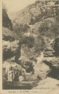 Gimel : "Corrèze - 20. Gimel - Gorges vues du pont.".