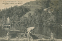 Beaulieu-sur-Dordogne : "87. La Corrèze illustrée. - Beaulieu - Les bords de la Dordogne. - La chapelle du Port-Bas".