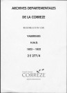 Naissances, mariages, décès (1823-1832)