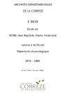 Répertoire chronologique : 6 avril 1876-22 mars 1886