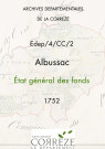 État général des fonds. 17 juillet-17 octobre 1752