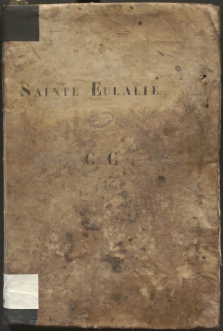 État général des fonds de la paroisse Sainte-Eulalie.