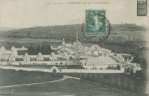 Beyssac : "253. Corrèze - Chartreuse du Glandier". Blason aux armes des Comborn.