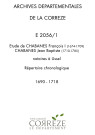 Répertoire chronologique : 1670-1770