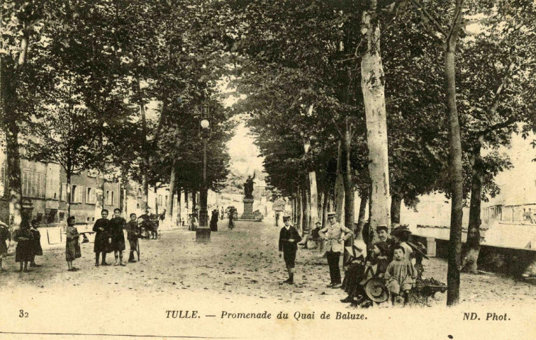 "32 Tulle. - Promenade du Quai de Baluze".