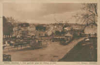 Ussel : "Ussel (Corrèze) - Vue partielle prise du champ de foire".