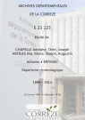 Répertoire chronologique : 23 janvier 1896-15 décembre 1914