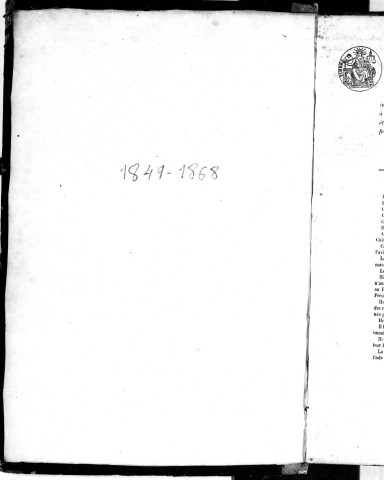 Mariages (1849-1868)