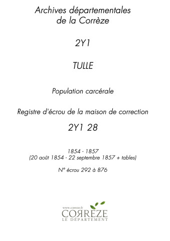 20 août 1854 - 22 septembre 1857