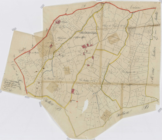 Section A1 des Chabanoux,du champ de Lafont,de la Bénéchie,des Bordiers,des Prades