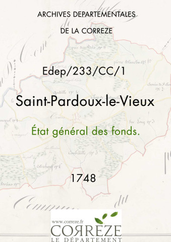 État général des fonds.