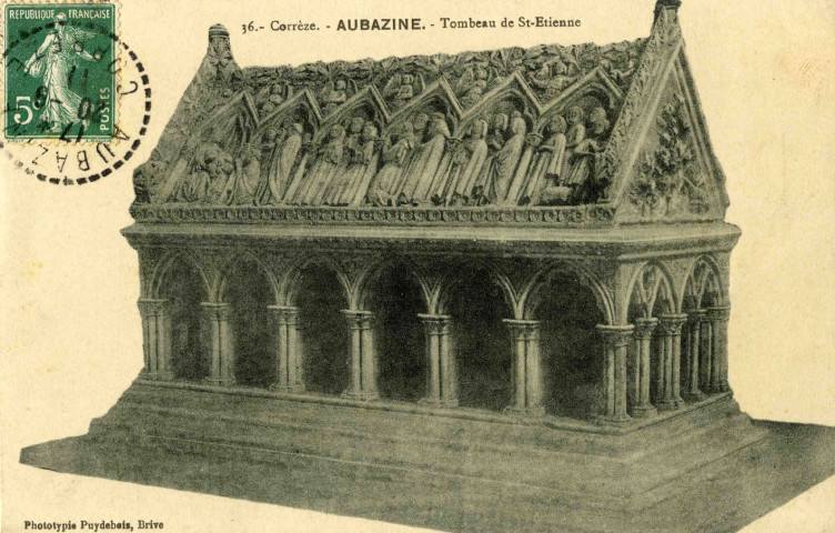 "36. - Corrèze. - Aubazine. - Tombeau de Saint-Etienne".