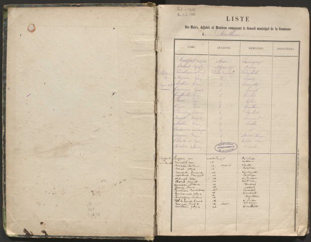 Délibérations du conseil municipal. 24 février 1878-3 mars 1889