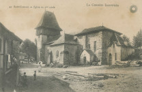 Saint-Chamant : "La Corrèze illustrée - 44 Saint-Chamant - Eglise du Xme siècle".