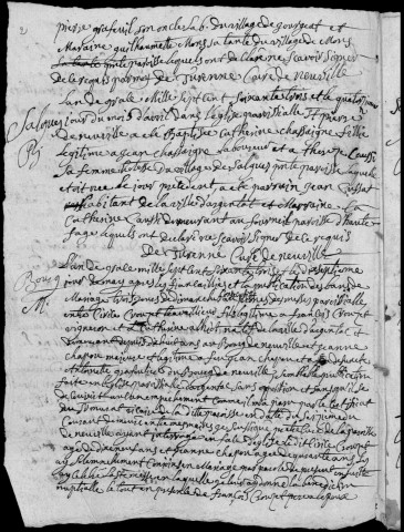 Baptêmes, mariages, sépultures (1763-1792)