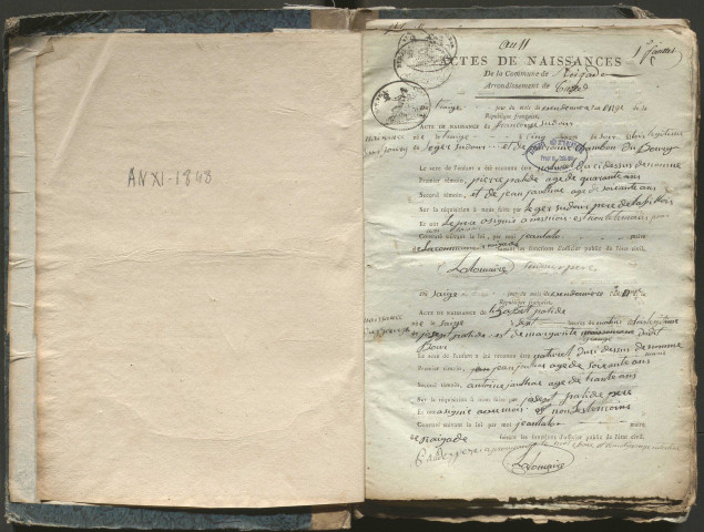 Naissances (1803-1848)