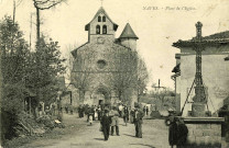 "Naves. - Place de l'Eglise".