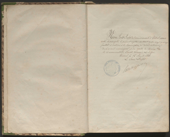 Délibérations du conseil municipal. 20 novembre 1881-15 mars 1896
