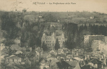Tulle : "38. Tulle - La préfecture et le parc".