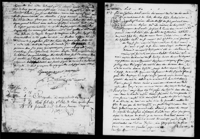 Minutes notariales : 1807