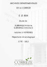 Répertoire chronologique : 1770-1812