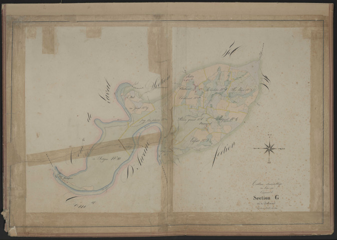 Tableau d'assemblage de la section G de Chalimont